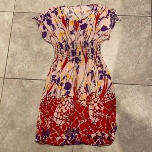 Floral print dress size large!